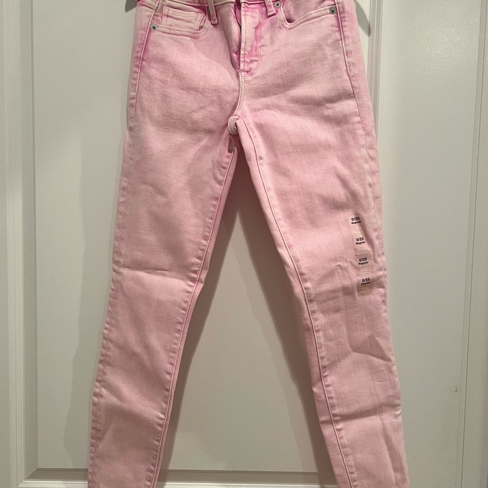 GAP Pink Skinny Jeans Soft Pastel Denim